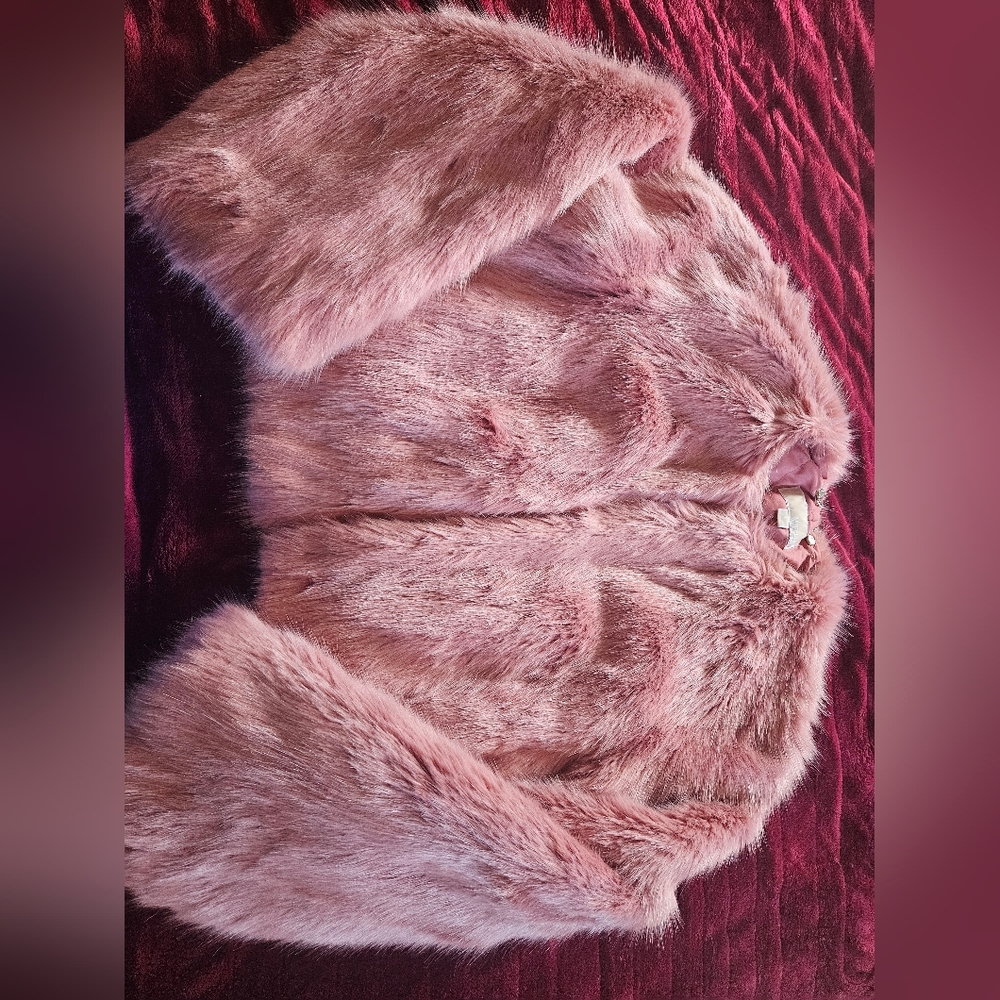 Michael Kors Short Faux Fur Coat